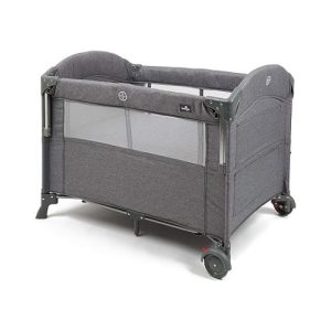 Cuna de viaje junto a la cama Deluxe con lado abatible
