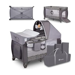 LIONELO Sven Plus 2en1 Cuna de viaje