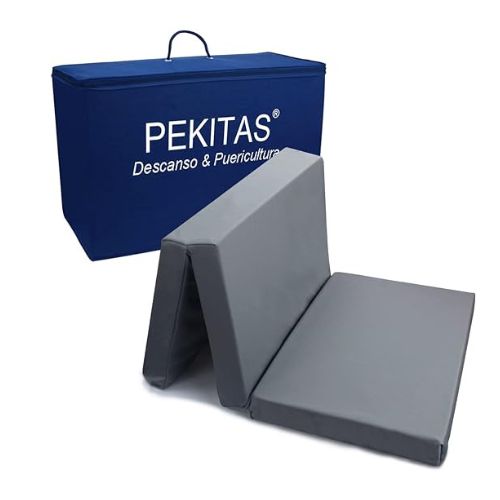 PEKITAS Colchón Cuna De Viaje Plegable 60x120 cm