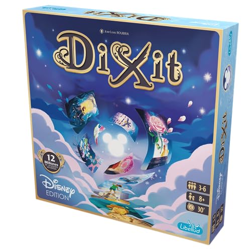 Asmodee Dixit Disney, Juego de Mesa de Imaginación y Creatividad Ganador de Varios Premios, A Partir de 8 Años, De 3 a 6 Jugadores, 30 Minutos por Partida, Español y Portugués