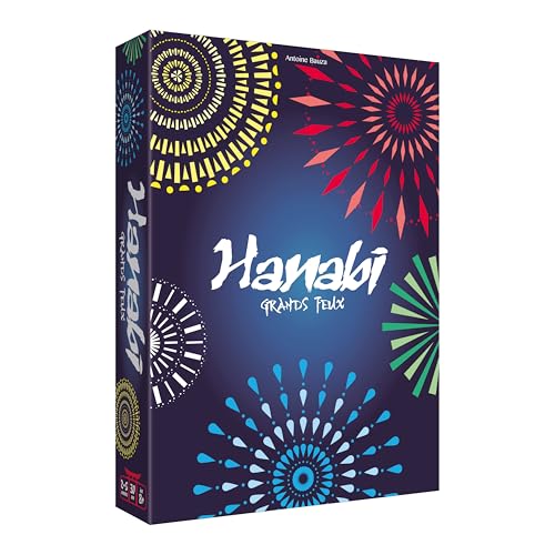 Asmodee HANABI: Grandes Fuegos – Juego de Mesa para niños Desde 8 años – Juego cooperativo para Disparar Bellos Fuegos de artificio – 2 a 5 Jugadores – 30 min – versión Francesa
