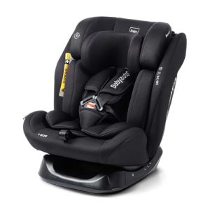 BABYAUTO – Silla de coche sin isofix LOLO 40-150cm – Edad: desde el nacimiento hasta los 12 años –I-size – Acontramarcha hasta los 105 cm, 4 años aprox – Sin Isofix (BLACK EMBOSSED)