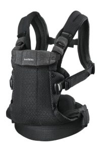 BABYBJÖRN Mochila Porta Bebé Harmony, Malla 3D, Negro