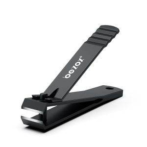 BEZOX Cortaúñas de hoja recta de alta resistencia para uñas gruesas de los pies, cortaúñas profesional de acero inoxidable para uñas de las manos y los pies, ideal para personas mayores