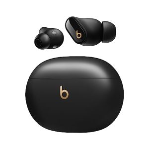 Beats Studio Buds + | Auriculares Totalmente inalámbricos con cancelación de Ruido, Mejor compatibilidad con Apple y Android, micrófono Integrado, Bluetooth, Resistencia al Sudor – Negro/Oro
