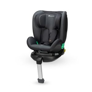 Bebeconfort EvolveFix Plus i-Size, Silla Coche 360, 0-12 Años, 40-150 cm, Silla Coche ISOFIX, Reposacabezas 10 pos., 4 pos. Reclinadas, Protección Lateral, Tejidos Alto Rendimiento, Tinted Black