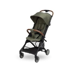 Bebeconfort Zephir, Silla Paseo Compacta, 0-4 Años (22 kg máx.), Silla Paseo Ligera para Viajar(5,6 kg), Apta para Cabina Avión, Asiento con Reclinación Total, Cesta Almacenamiento, Mineral Green