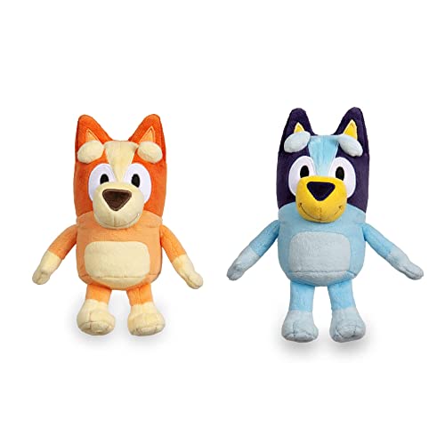 Bluey – Peluche Bingo, Modelo Aleatorio, de la Serie Infantil, Perritos blanditos de 20 cm, con Textura Suave, Famosa (BLY06000)