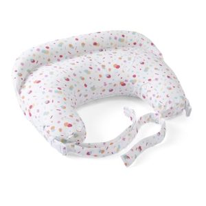 Boppy Cojín Deluxe de Lactancia Para Bebés de 0+ Meses, Forma Ergonómica con Soporte Para Mamá y Bebé, Soporte Bebé Para la Lactancia Materna y Con Biberón