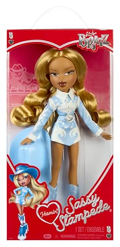 Bratz Sassy Stampede Yasmin – Muñeca de Moda Coleccionable – Cowgirl Estilo Western con Conjunto de Ropa y Accesorios