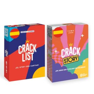 CRACK LIST Pack Juegos de Mesa Familiares Crack Story | Oferta Verano | 2-8 Jugadores | +10 años
