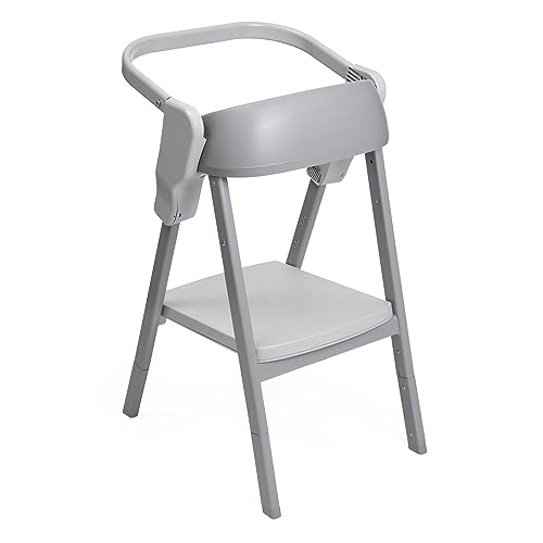 Chicco Torre de Aprendizaje Crescendo, Taburete De Estimulación Para Fomenta la Autonomía de los Niños, Kit Alzador Para Mesas y Encimeras, Accesorio Trona Crescendo, Color Gris