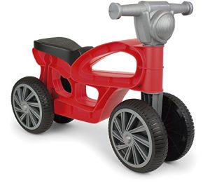 Chicos – Moto Correpasillos Bebe 1 año | Mini Custom Rojo | Moto Infantil 4 Ruedas Estable y Ligera | Juguete Niño Niña a Partir de 10 Meses (36006)