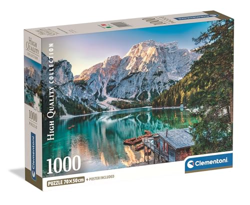 Clementoni – Puzzle Adulto 1000 Piezas Collection Emerald Lake Braiesclementoni – Puzzle Adulto Compact Box, 39934