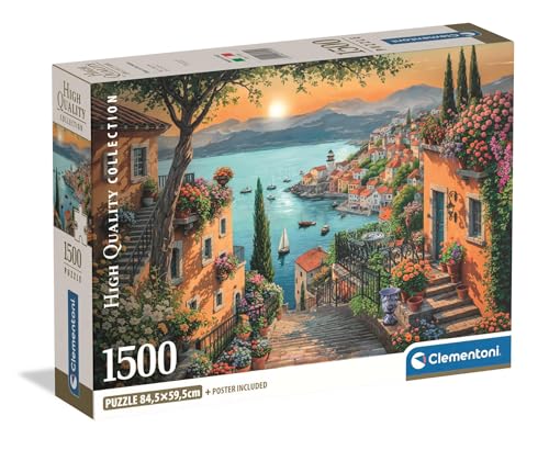 Clementoni – Puzzle Adulto 1500 Piezas Collection Steps To The Harborclementoni – Puzzle Adulto Compact Box, 31729