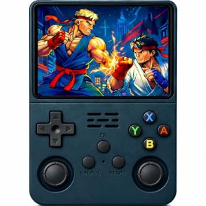 Consola Retro Portatil con 20.000 Juegos – Versión 2025- Mini Consola Arcade – Juegos de PS1, PSP, N64, NDS, SuperN, GameB, GBA, NeoG, etc. – Pantall HD 3.5′ 640 * 480 – Rechace Imitaciones (Negro)