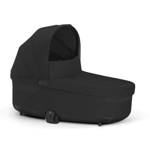 Cybex Capazo Gold COT S Lux, Desde el Nacimiento hasta los 6 Meses Aprox. (máx. 9 kg), Balios S Lux y Talios S Lux, Moon Black