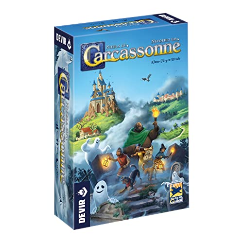 Devir – Carcassone: Expansión Niebla en Carcassonne, Juego de Estrategia y a Partir de 8 años (BGCARNIEPS)
