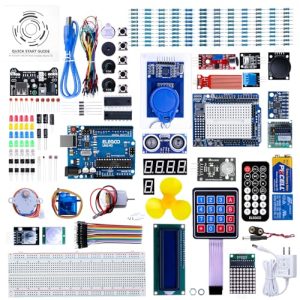 ELEGOO Conjunto Avanzado de Iniciación, Stem Kit Compatible con Arduino IDE