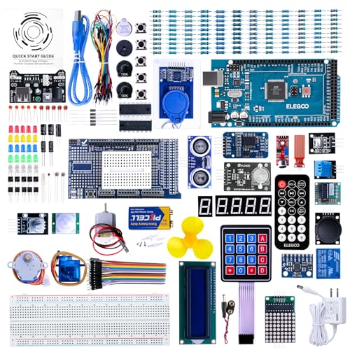 ELEGOO Conjunto Más Completo y Avanzado de Iniciación Mega 2560