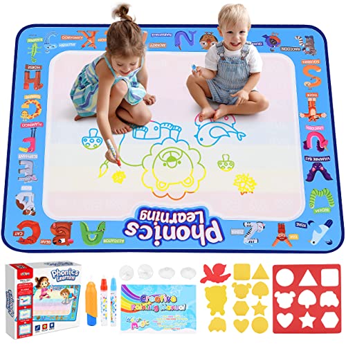 EUCOCO Pintura al Agua Mat Infantil, Juegos Educativos, Regalo de Cumpleaños, Navidad, Juguetes para Bebes y Niños de 1 a 5 Años