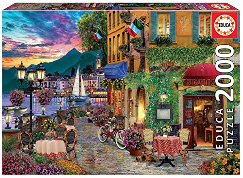 Educa – Puzzle 2000 Piezas para Adultos | Italian Fascino | Rompecabezas Difícil y Artístico de Italia | Puzzle Paisaje Decorativo y Relajante | Recomendado A Partir de 14 años (18009)