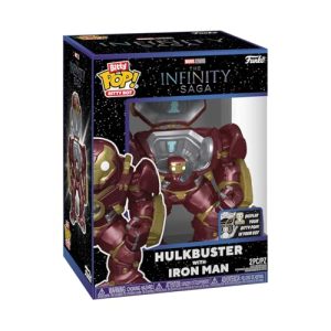 Funko Bitty Bots: Marvel – ¡Hulkbuster con Iron Man! ¡Bitty Pop! – 0.9 Inch (2.2 Cm) – Marvel’S Infinity Saga – 0.9 Inch & 4.85 Inch – Coleccionable – Idea para Regalo – Display