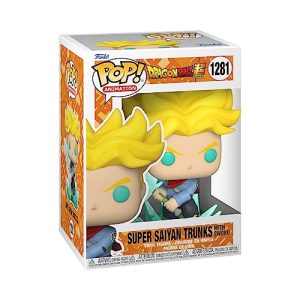 Funko Pop! Animation: DBS – Super Saiyan Trunks with Sword – Dragon Ball Super – Figura de Vinilo Coleccionable – Idea de Regalo- Mercancia Oficial – Juguetes para Niños y Adultos – Anime Fans