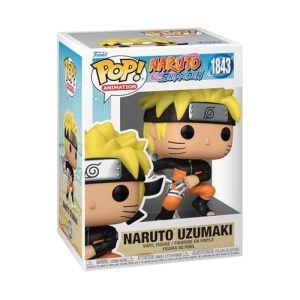 Funko Pop! Animation: Naruto Shippuden – Naruto with Shuriken – 1 in 6 Chance of Receiving The Rare Chase Variant (Metallic) – Styles May Vary – Figura de Vinilo Coleccionable – Idea de Regalo