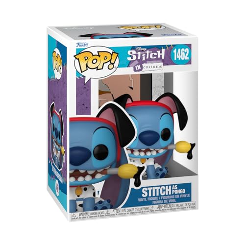 Funko Pop! Disney: Stitch Costume – 101 Dalmatians Pongo – Lilo and Stitch – Figura de Vinilo Coleccionable – Idea de Regalo- Mercancia Oficial – Juguetes para Niños y Adultos – Movies Fans