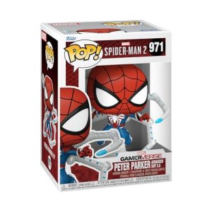 Funko Pop! Games: Spider-Man 2- Peter Parker Suit – Spider-Man 2 Video Game – Figura de Vinilo Coleccionable – Idea de Regalo- Mercancia Oficial – Juguetes para Niños y Adultos – Video Games Fans