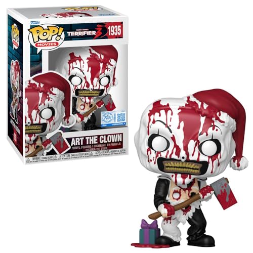 Funko Pop! Movies Terrifier 3 Figura Exclusiva Art The Clown con Hacha