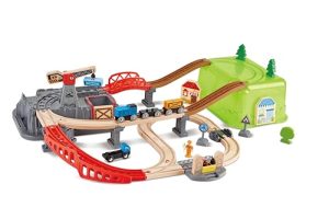 Hape- Juego de Bloques de Tren de Ciudad (Toynamics E3764)