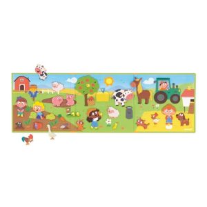 Janod – Magnéti’Stories La Granja – Juego Educativo Magnético 30 Imanes – Juguete Infantil de Cartón FSC – Desarrolla Imaginación y Motricidad Fina – A Partir De 3 Años, J05451