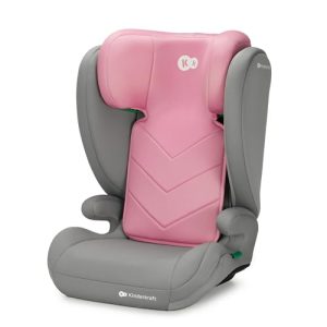 Kinderkraft I-SPARK Silla de coche, i-Size, para bebé, Grupo 2/3 100-150 cm, de 3,5 a 12 años, de 15 a 36 kg, ligera (4,85 kg), cinturón de seguridad de 3 puntos, Protección lateral, Rosa