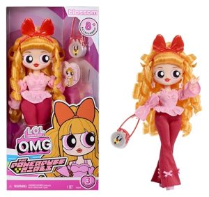 L.O.L. Surprise! OMG The Powerpuff Girls Doll – Blossom – Incluye 1 Muñeca, Embalaje Ciego, Viene con Traje y Accesorios, Colecciona Las 3