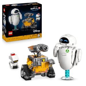 LEGO | Disney Pixar Wall-E y Eve – Kit de Maquetas para Adultos – Robots de Ladrillos con Figuras de M-O y HAL – Decoración para el Hogar – Regalo Coleccionable para Fans de la Película 43279