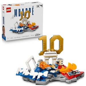 LEGO Editions Kylian Mbappé: Fenómenos del Fútbol – Juguete de Construcción con Minifigura de Futbolista – Decoración de la Habitación – Regalo de Fútbol para Niños y Niñas de 10+ Años – 43013
