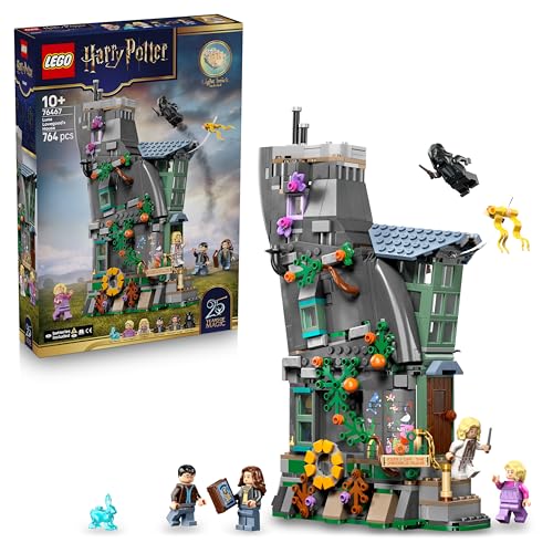 LEGO Harry Potter Casa de Luna Lovegood de Juguete – Kit de Maquetas con Ladrillo con Luz y 5 Minifiguras Inc. Hermione – Decoración del Dormitorio – Regalo para Niñas, Niños y Fans de 10+ Años 76467