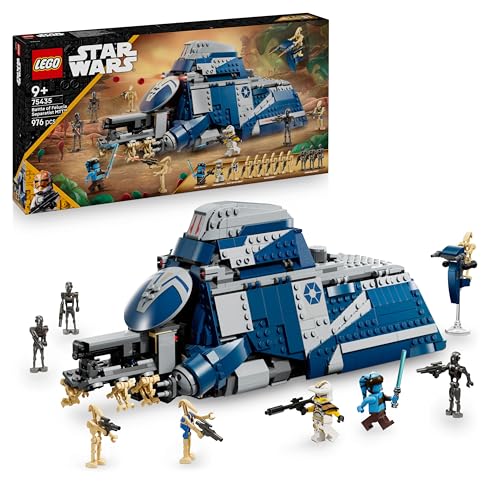 LEGO Star Wars 75435 MTT Separatista de la Batalla de Felucia – Juguete Interactivo con Speeder, 2 Minifiguras y 10 Figuras de Droides – Regalo para Niños de 9+ Años Fans de Las Guerras Clon
