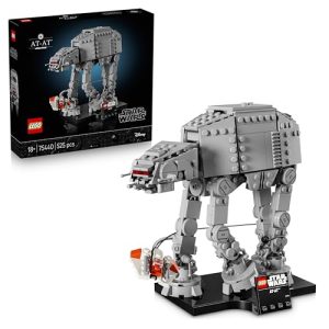 LEGO Star Wars 75440 AT-AT – Maqueta para Adultos con Speeder de Nieve Base de Exposición y Placa Identificativa – Decoración de la Estantería – Coleccionable para Fans de El Imperio Contraataca