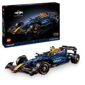 LEGO Technic Coche Oracle Red Bull Racing RB20 F1 Kit de Construcción para Adultos, Maqueta de Coche de Carreras de Fórmula 1 a Escala 1:8 con Motor V6, Regalo para Hombres y Mujeres 42206