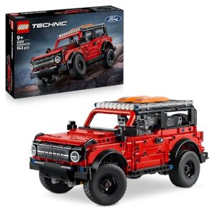 LEGO Technic Furgoneta Ford Bronco – Coche Todoterreno SUV de Juguete – Kit de Maqueta con Puertas Que se Abren, Motor V6, Suspensión y Dirección – Regalo para Niños de 9+ Años 42213