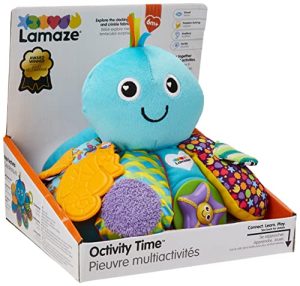 Lamaze de Bizak, Pulpo Multiactividades, Juguete Sensorial Bebé, Pulpo de 8 Tentáculos con Diferentes Actividades, Incluye Anilla Clip