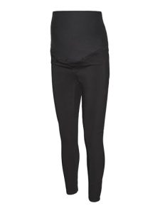 Mamalicious Pantalón Delgado Negro Mllucy Mujer A. Noos, Negro Denim, L
