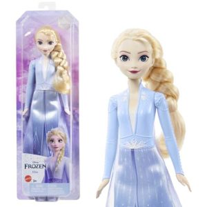Mattel Disney Frozen 2 Elsa viajera Muñeca con look de viaje, juguete +3 años (HLW48)