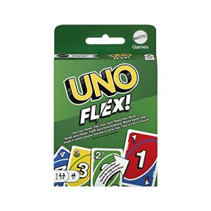 Mattel Games Juego de Cartas UNO Flex Juego de Mesa Familiar, 2 a 8 Jugadores, +7 años (Mattel HMY99)