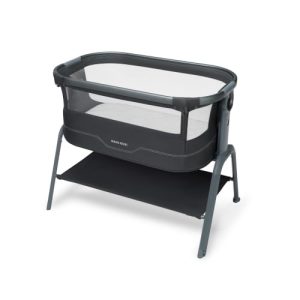 Maxi Cosi Iora² Cuna Colecho, 0-6 Meses (9 kg), Cuna Colecho Bebé Plegable y Ligera, Colchón CloudCore de 5cm, 5 Niveles de Altura, 2 Ruedas con Deslizamiento Suave, Fácil de Mover, Elegance Graphite