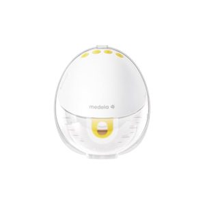 Medela Swing Flex – Sacaleches eléctrico, diseño compacto, con protectores mamarios PersonalFit Flex y tecnología Medela de extracción en 2 fases, Amarillo (101034985)