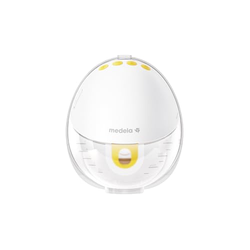 Medela Swing Flex – Sacaleches eléctrico, diseño compacto, con protectores mamarios PersonalFit Flex y tecnología Medela de extracción en 2 fases, Amarillo (101034985)